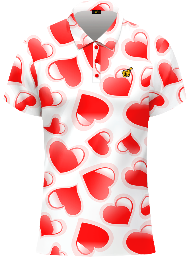 WOMEN POLO In Love - RED BEAT