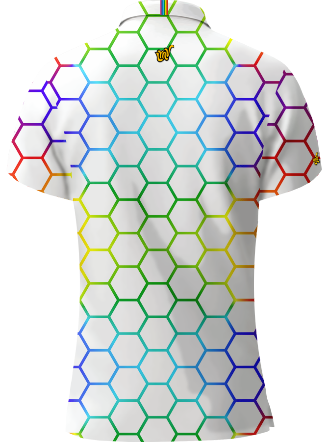 WOMEN POLO Honeycomb - IVORY