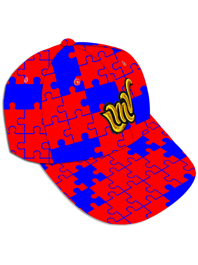 CAP Puzzle - NAVY & RED